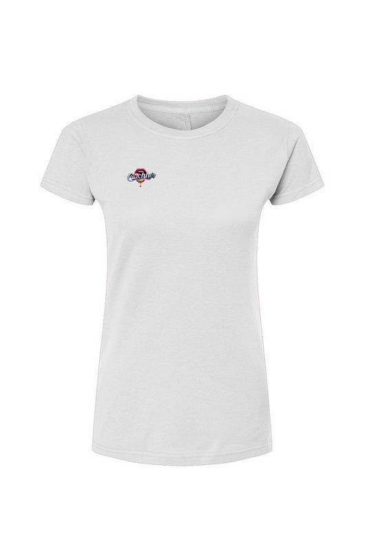 White ice cream logo Fine Jersey T-Shirt